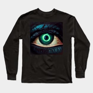 Blue Eyed Supernova | Eclipse Long Sleeve T-Shirt